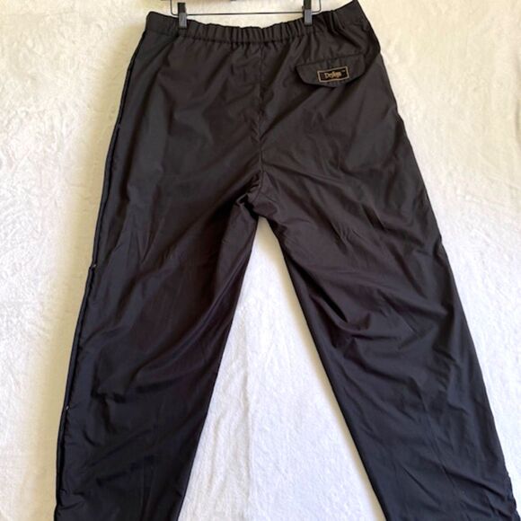 FootJoy FJ DryJoys Men’s Black Waterproof SZ L Golf/Rain Pants 32"L EUC Pockets - Picture 6 of 14